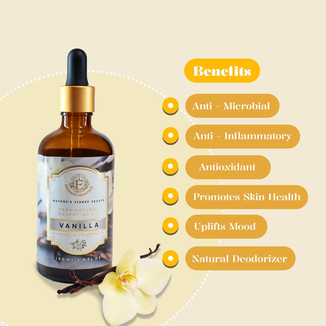 Vanilla – 100% Natural Essential Oil (100 mL)
