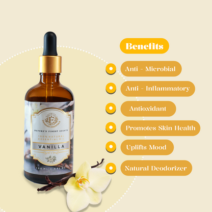 Vanilla – 100% Natural Essential Oil (100 mL)